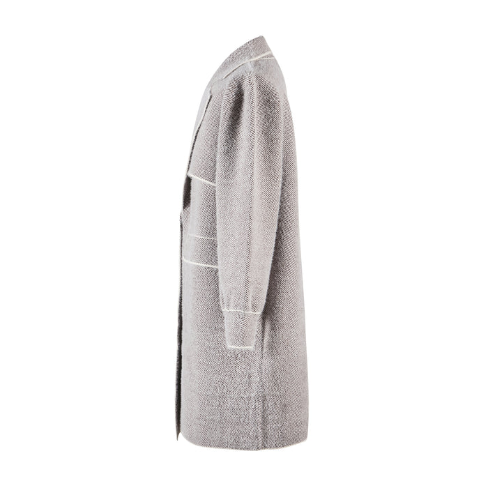 Australia Luxe FLOW KNITTED COAT BURNT