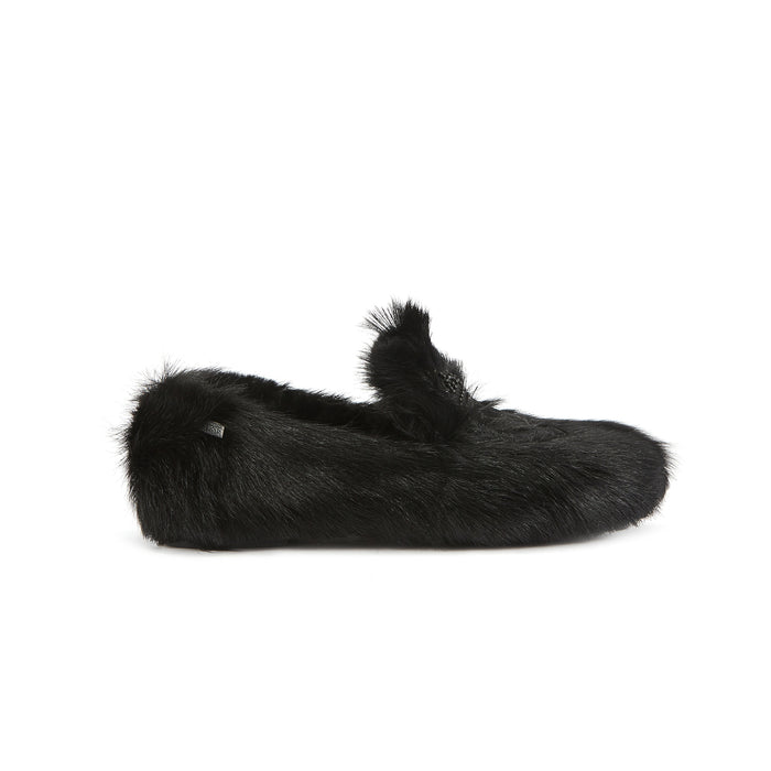 australia luxe HARRY SLIPPER BLACK