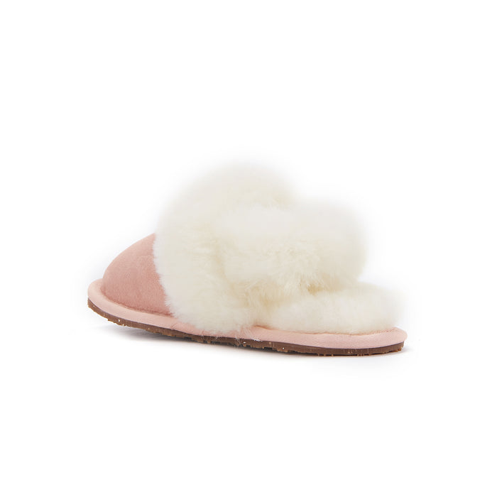 Australia Luxe KIDS SLINGBACK MULE ROSE (SHEARLING)