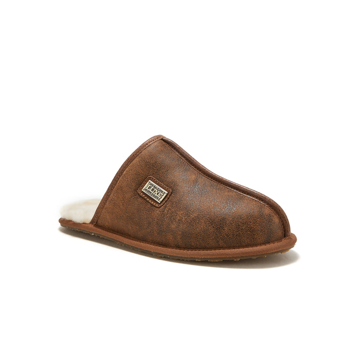 Australia Luxe MENS CLOSED MULE AVIATOR CHESTNUT