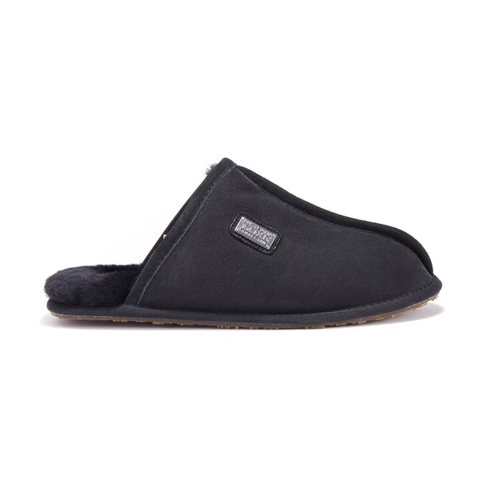 australia luxe MENS CLOSED MULE BLACK