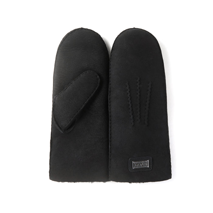 australia luxe MITTS SUEDE BLACK