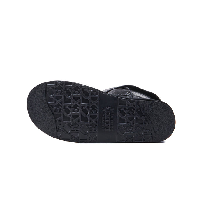 Australia Luxe SLOUCH TALL SATIN BLACK