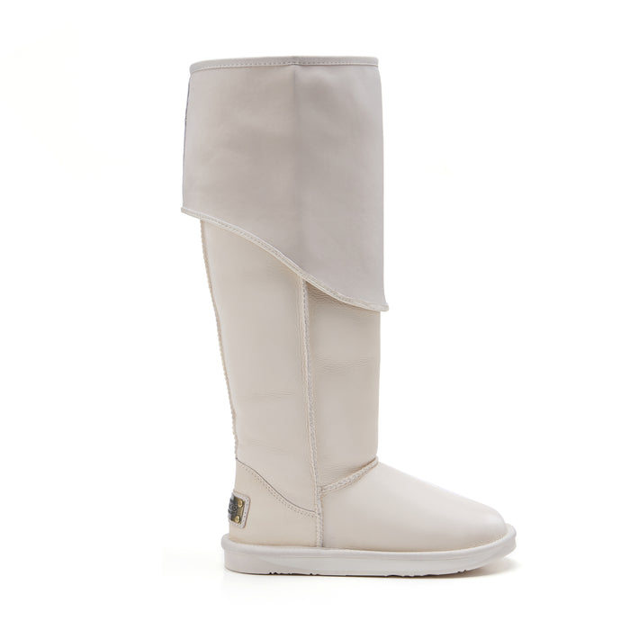 australia luxe SLOUCH TALL SATIN PALE