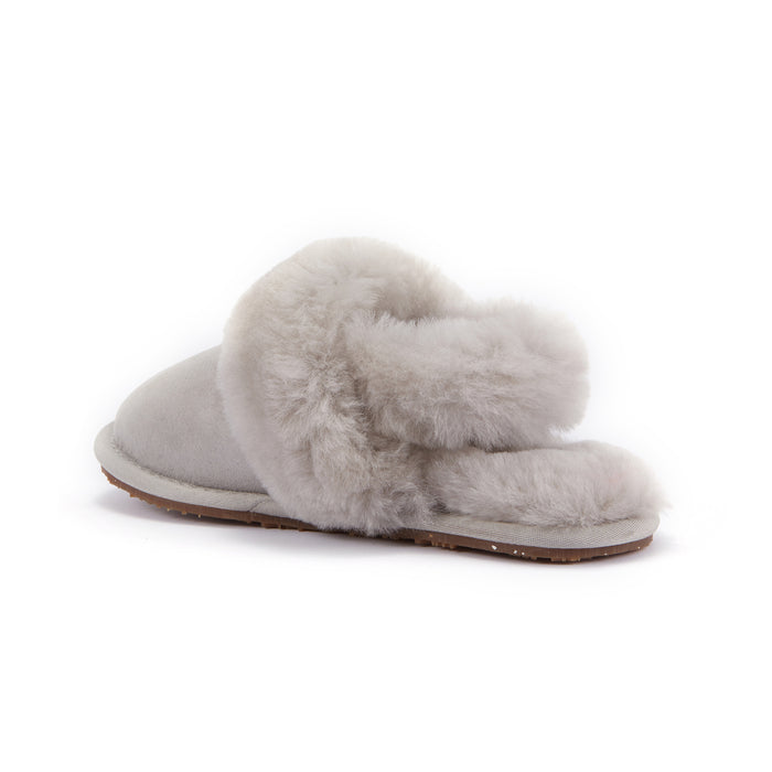 Australia Luxe KIDS SLINGBACK MULE ICE GRAY (SHEARLING)