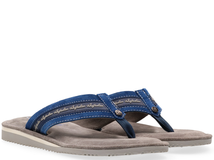 Australian Footware Azurro Flip Flops Blue