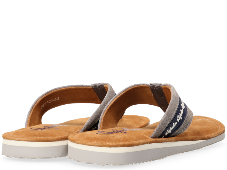 Australian Footware Azurro Flip Flops Grey