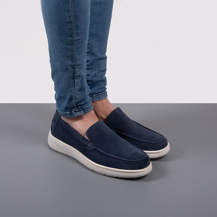 Australian Footware Cantona Loafers Blue