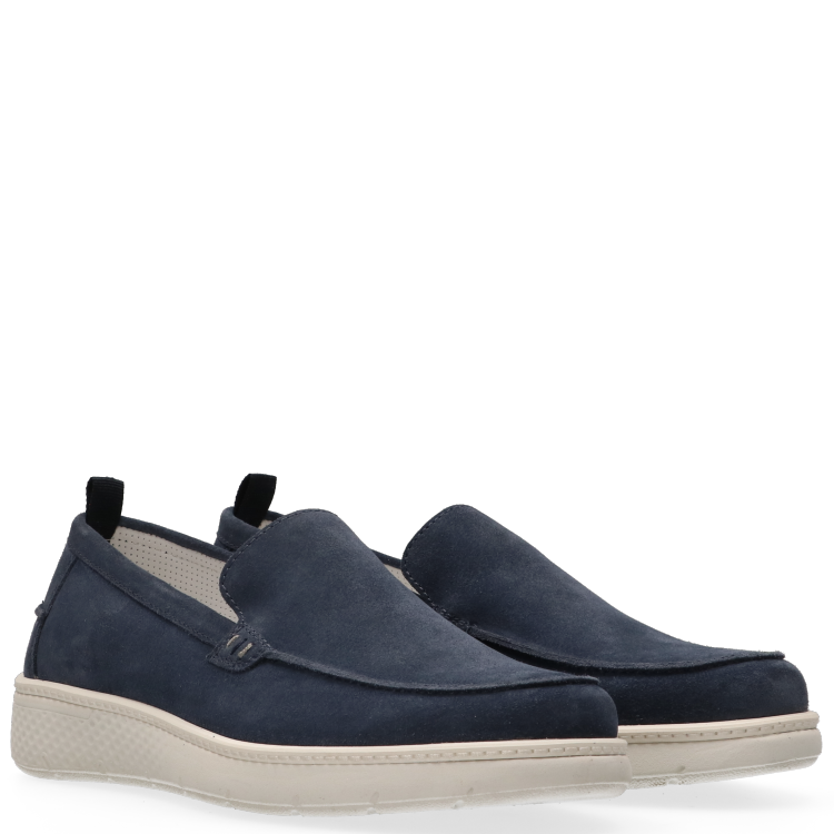 Australian Footware Cantona Loafers Blue