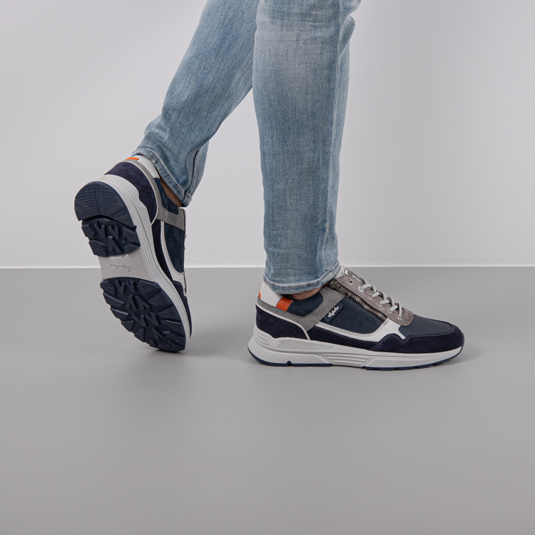 Australian Footware Connery Sneakers Width H Blue
