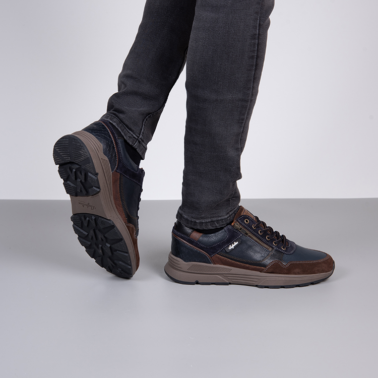 Australian Footware Connery Sneakers Width H Blue