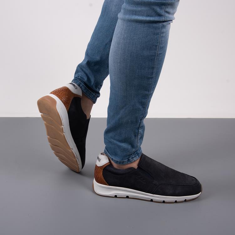 Australian Footware Eagle Loafers Blue