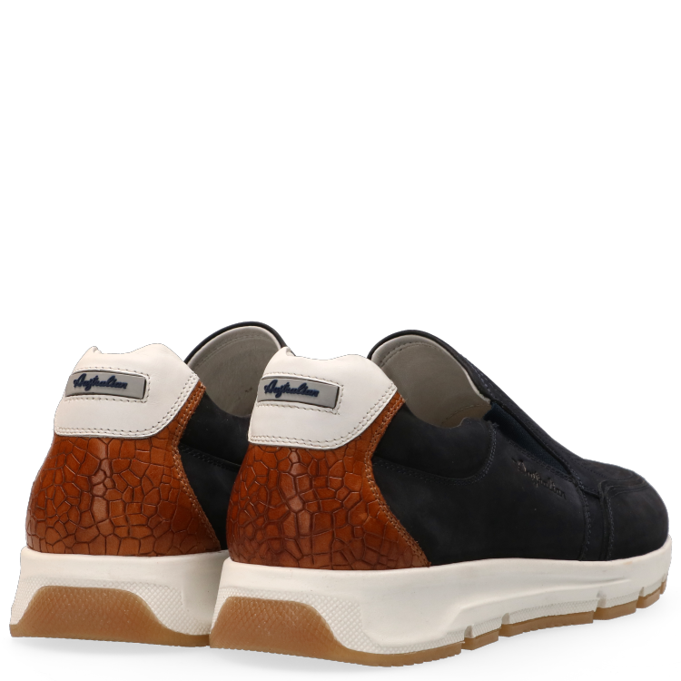 Australian Footware Eagle Loafers Blue