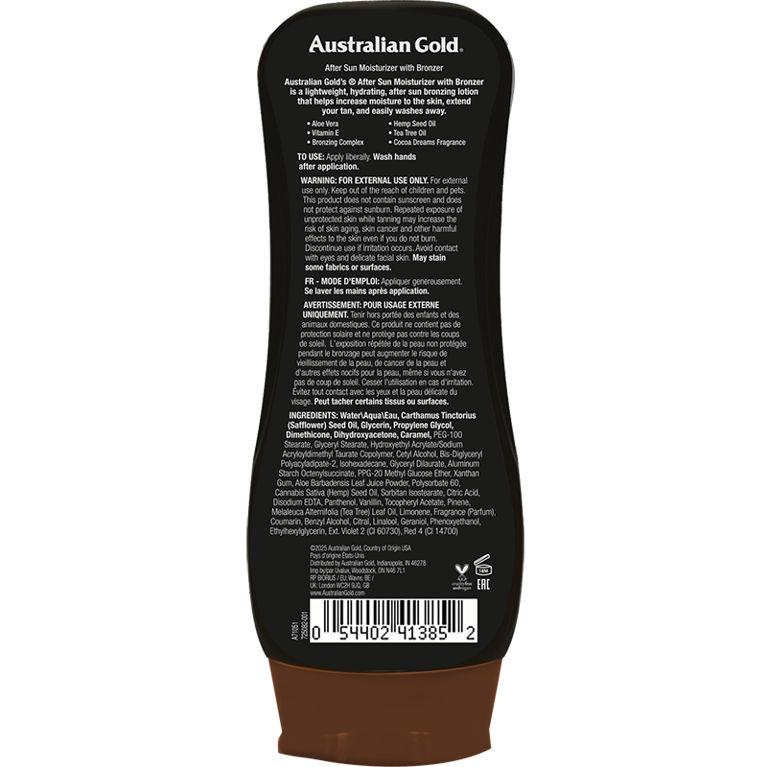 Australian Gold After Sun Moisturizer With Bronzer 8 Fl Oz