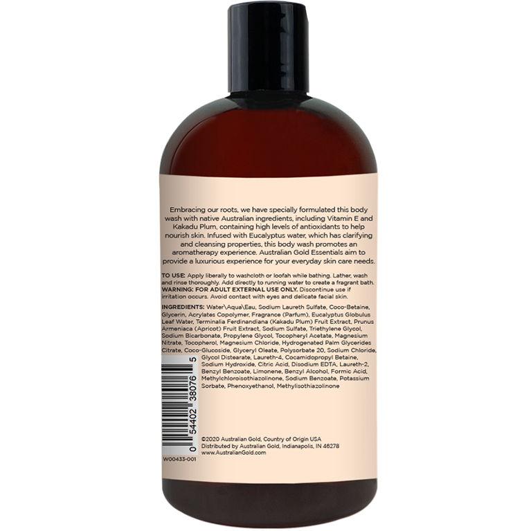 Australian Gold AG Essentials Body Wash Sweet Apricot 15 Fl Oz