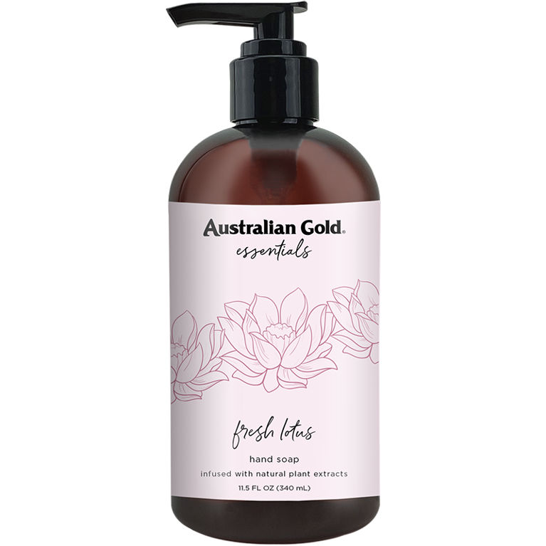 australian gold AG Essentials Liquid Hand Soap Fresh Lotus 11.5 fl oz