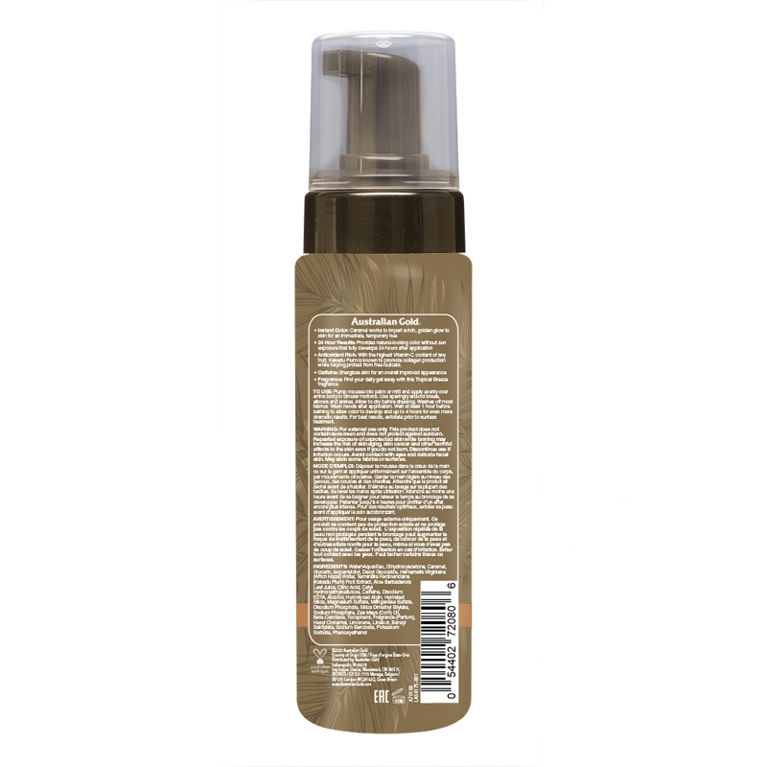 Australian Gold AG Instant Sunless Mousse 6 Fl Oz