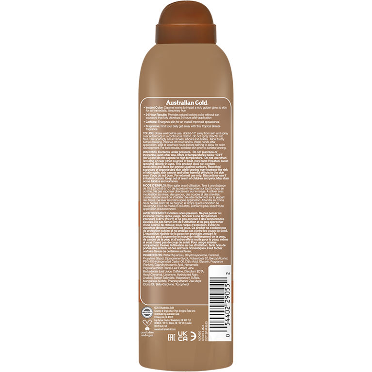 Australian Gold AG Instant Sunless Spray 6oz