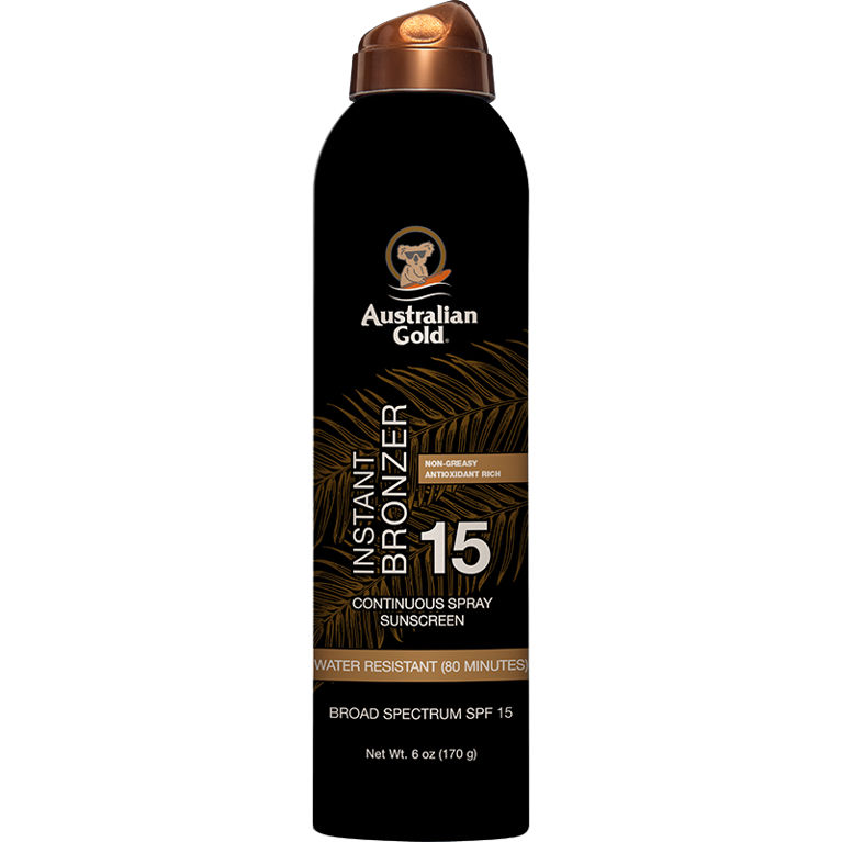 australian gold SPF 15 Cont Spray Bronzer 6oz