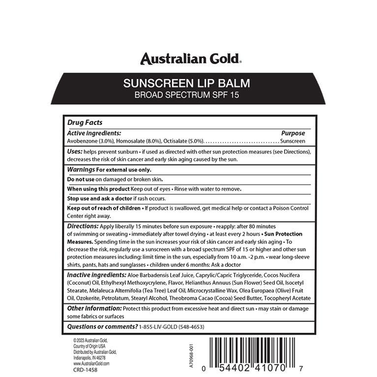 Australian Gold SPF 15 Lip Balm 2 Pack - Tropical