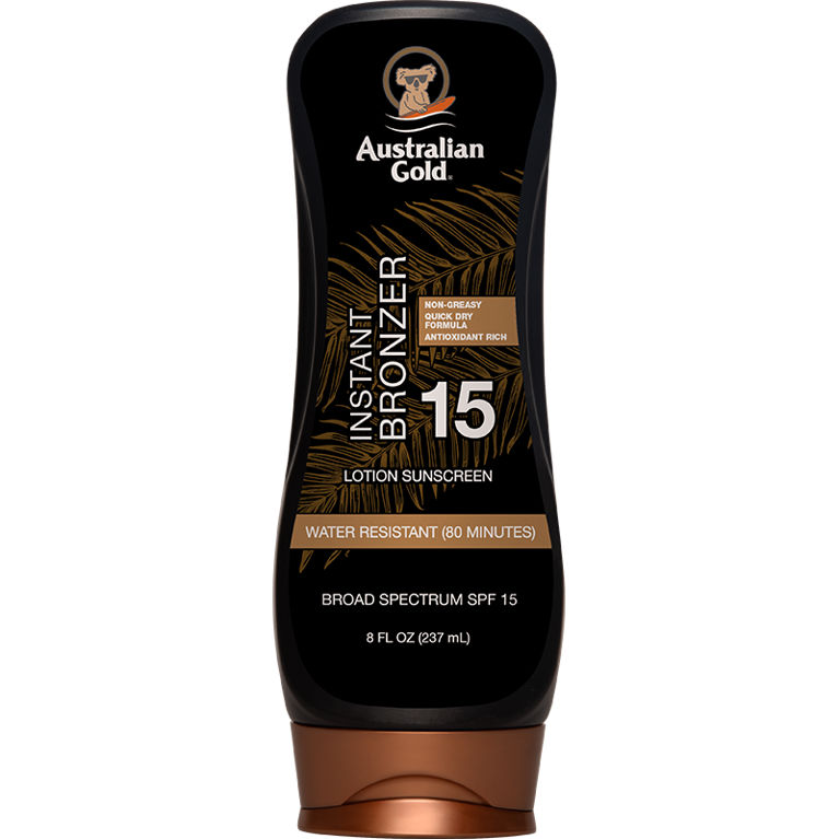 australian gold SPF 15 Lotion Bronzer 8 fl oz