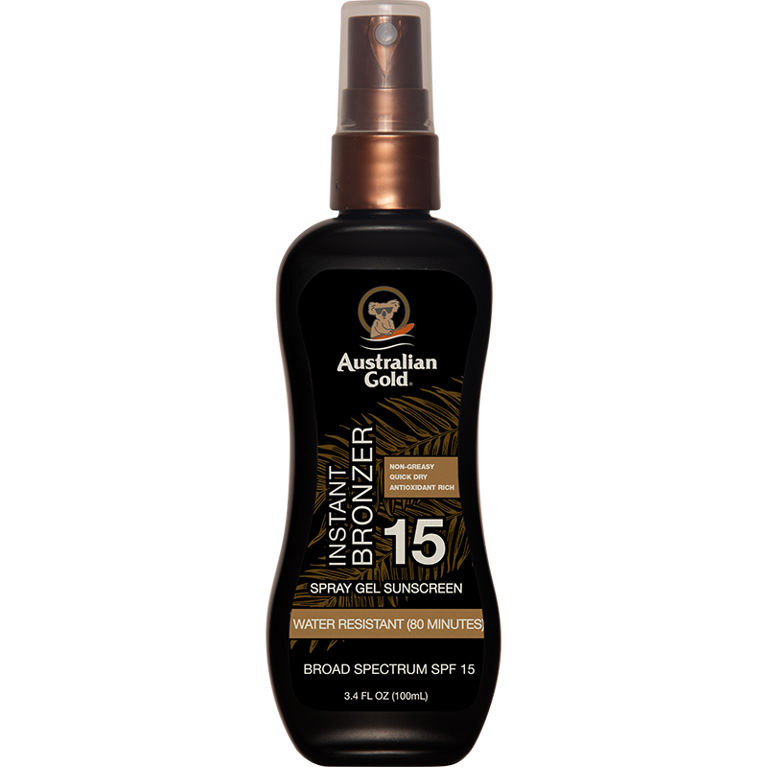 australian gold SPF 15 Spray Gel Bronzer 3.4 fl oz
