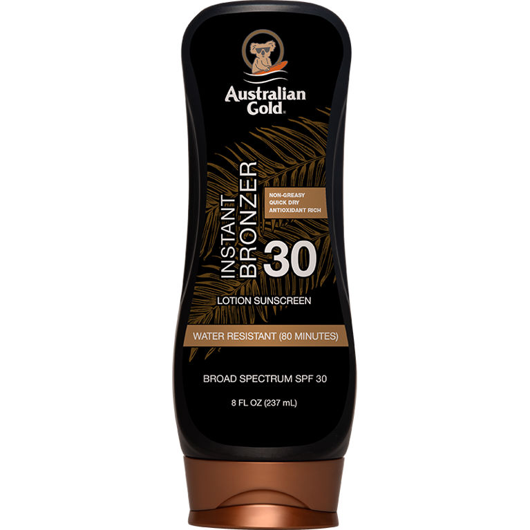 australian gold SPF 30 Lotion Bronzer 8 fl oz