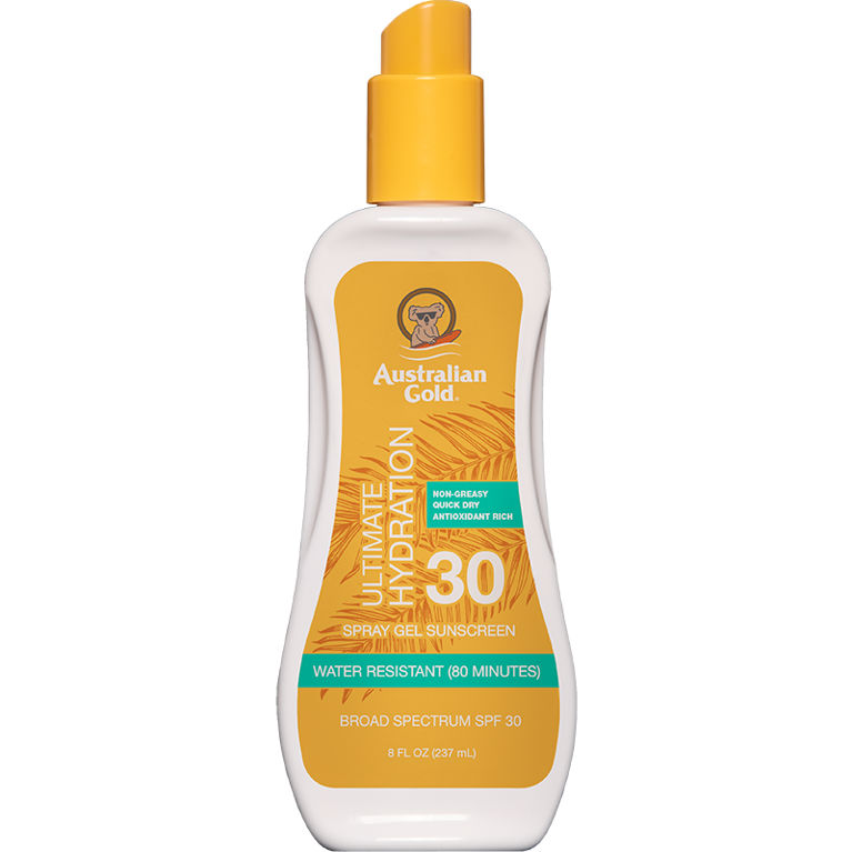 australian gold SPF 30 Spray Gel 8 fl oz