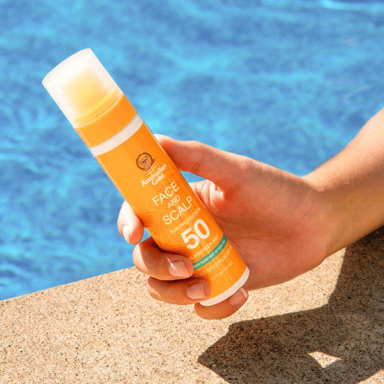 Australian Gold SPF 50 Face & Scalp Mist 3.4 Fl Oz