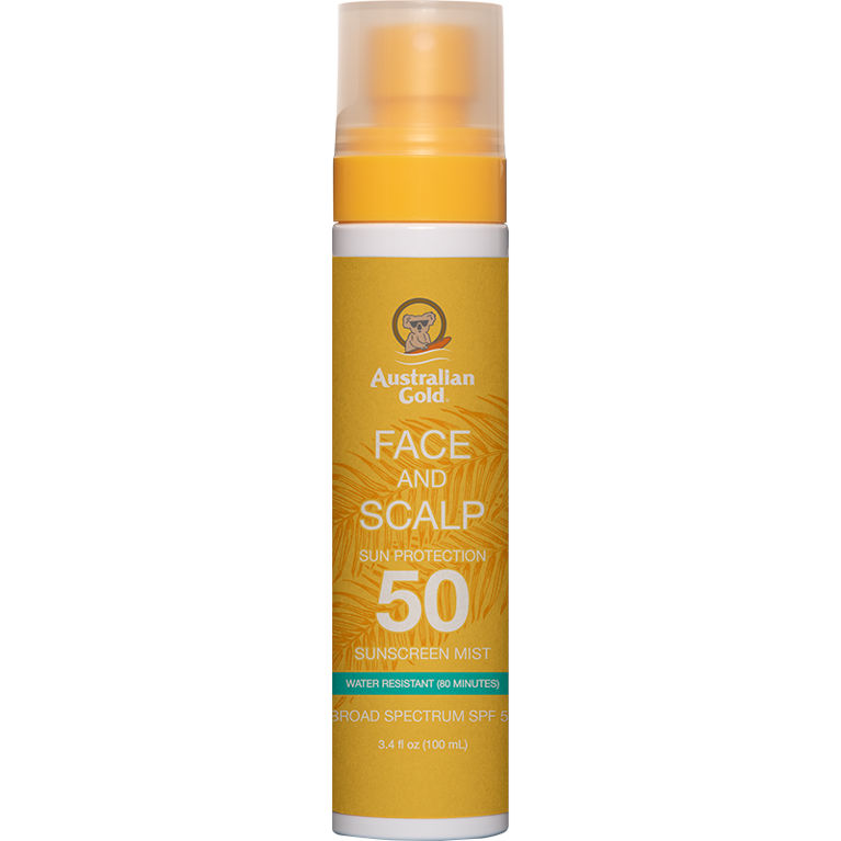 australian gold SPF 50 Face & Scalp Mist 3.4 fl oz