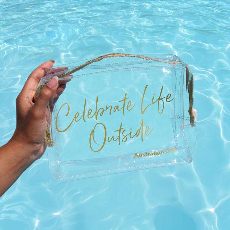 australian gold “Celebrate Life Outside” Waterproof Pouch