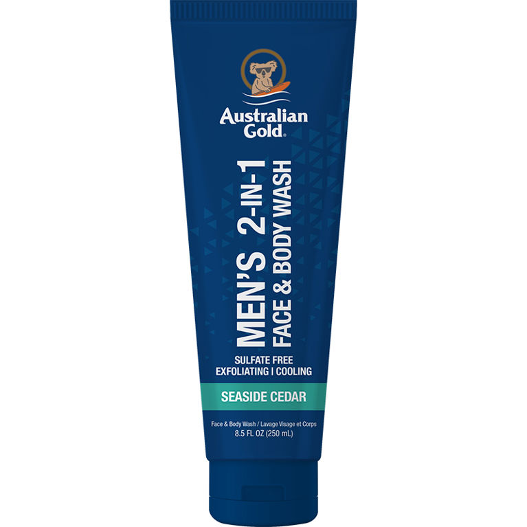 australian gold Seaside Cedar 2-in-1 Face & Body Wash 8.5 fl oz