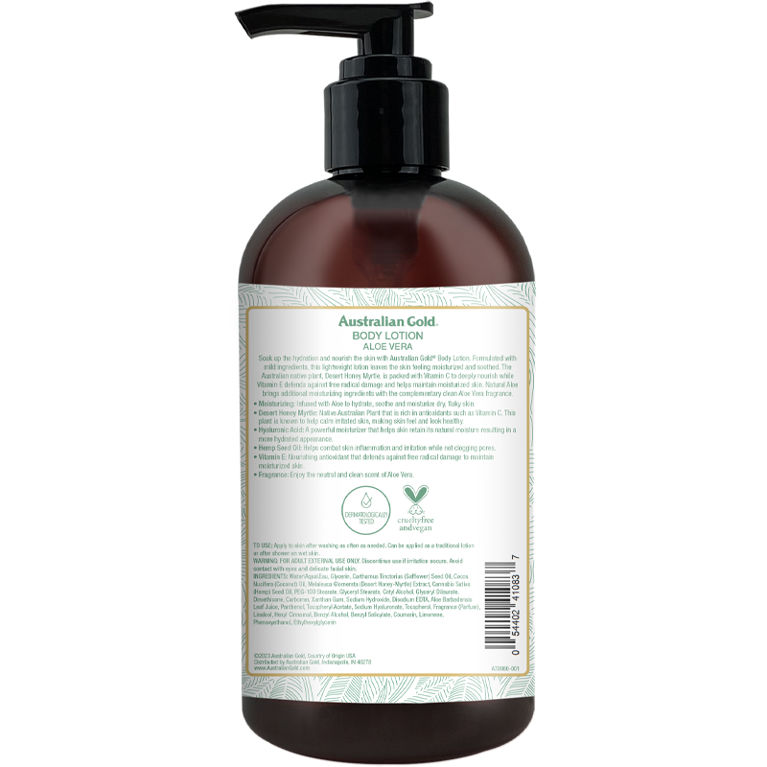 Australian Gold Seaside Retreat Aloe Vera Body Lotion 16 Fl Oz