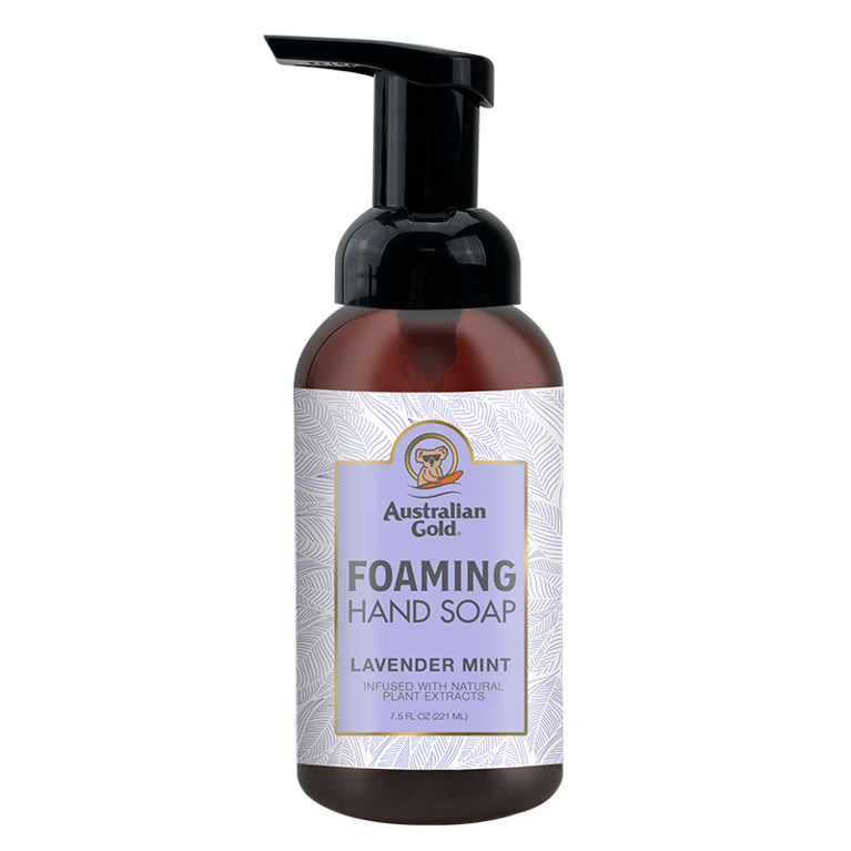 australian gold Seaside Retreat Lavender Mint Foaming Hand Soap 7.5 fl oz