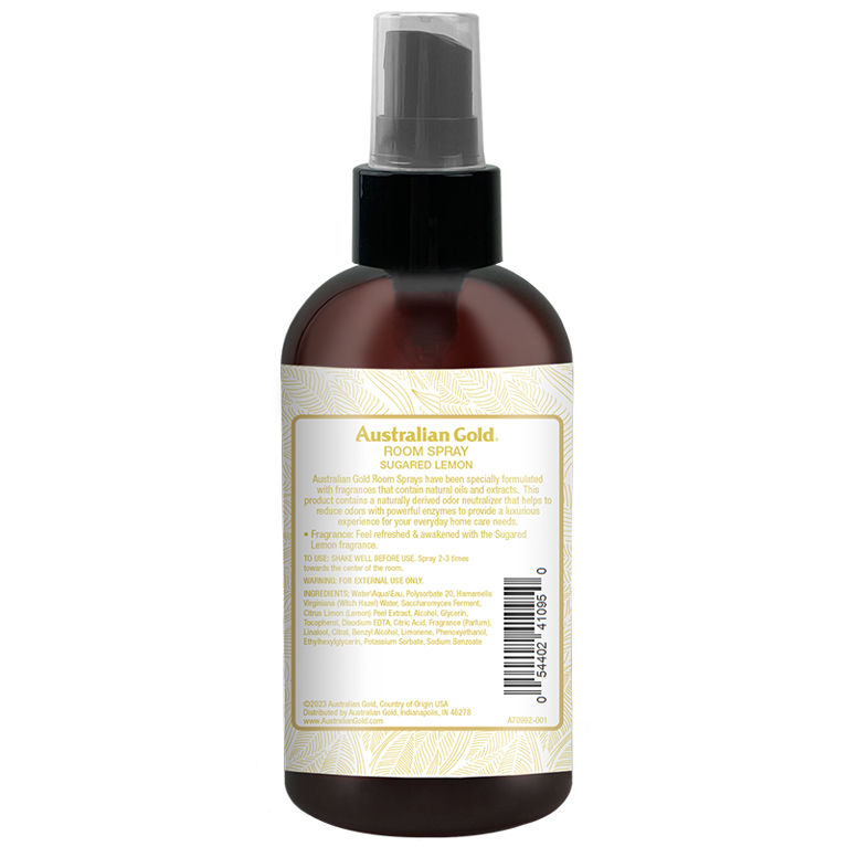 Australian Gold Seaside Retreat Sugared Lemon Room Spray 3.7 Fl Oz