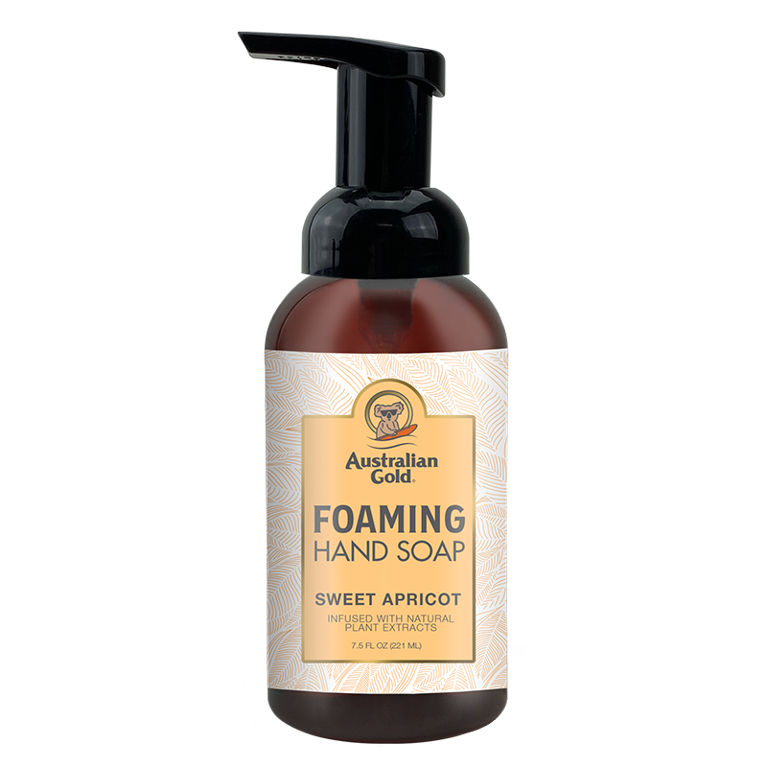 australian gold Seaside Retreat Sweet Apricot Foaming Hand Soap 7.5 fl oz