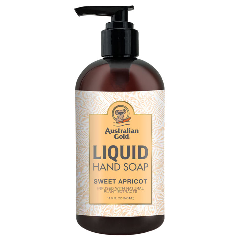 australian gold Seaside Retreat Sweet Apricot Liquid Hand Soap 11.5 fl oz