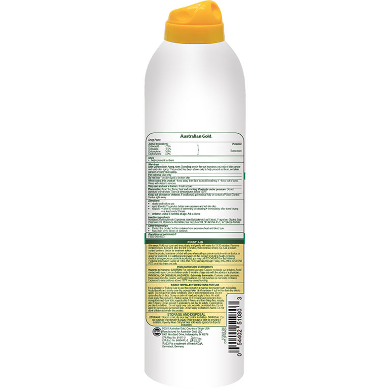 Australian Gold SPF 30 Cont Spray Insect Repellent 5.6 Oz