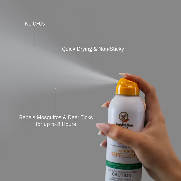 Australian Gold SPF 30 Cont Spray Insect Repellent 5.6 Oz