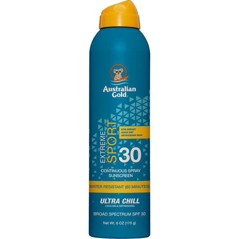 australian gold SPF 30 Cont Spray Sport Ultra Chill 6oz