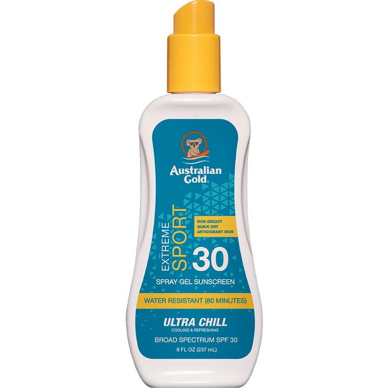 australian gold SPF 30 Spray Gel Sport Ultra Chill 8 fl oz