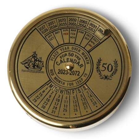 authentic models 50-Year Calendar