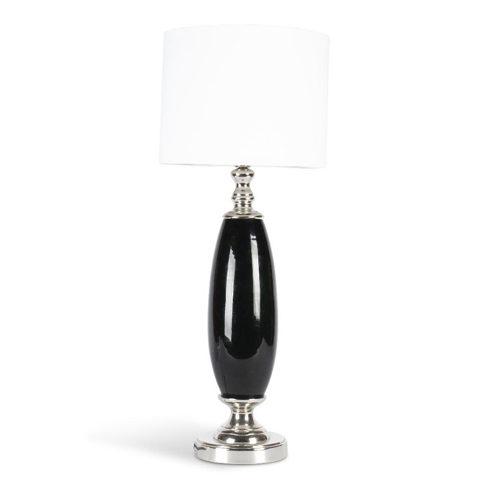 Authentic Models Art Deco Desk Lamp With Glass