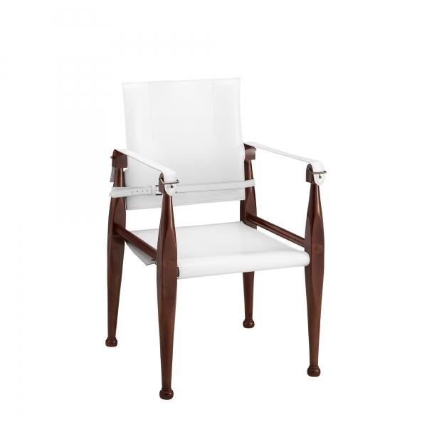 authentic models Bridle Campaign Chair White