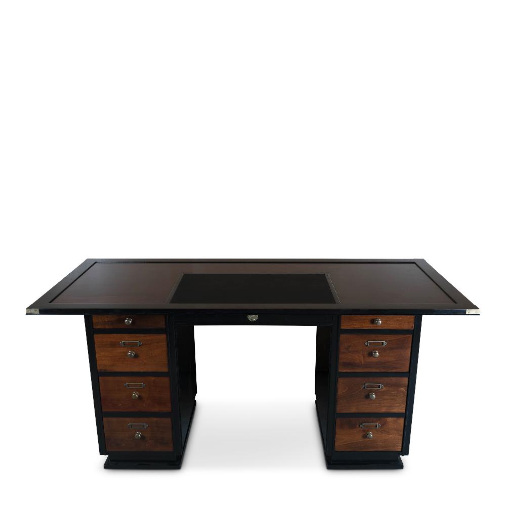 Authentic Models Captain’s Desk Black