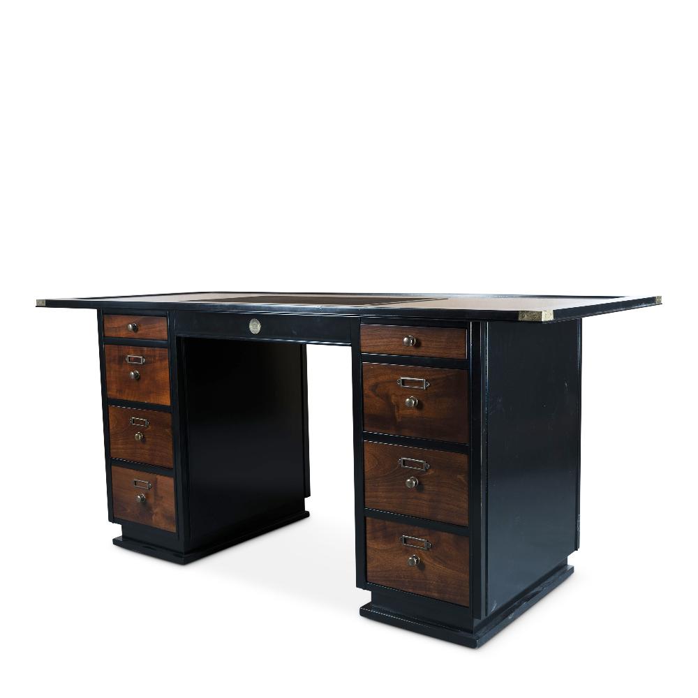 Authentic Models Captain’s Desk Black