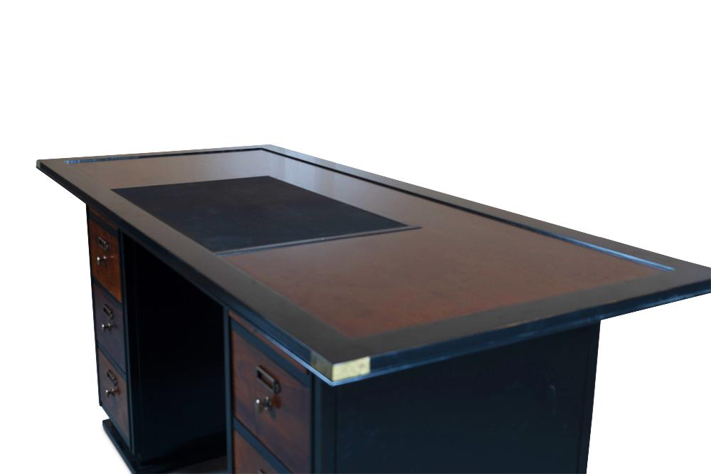 Authentic Models Captain’s Desk Black