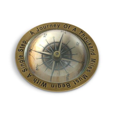 authentic models Convex Glass Compass