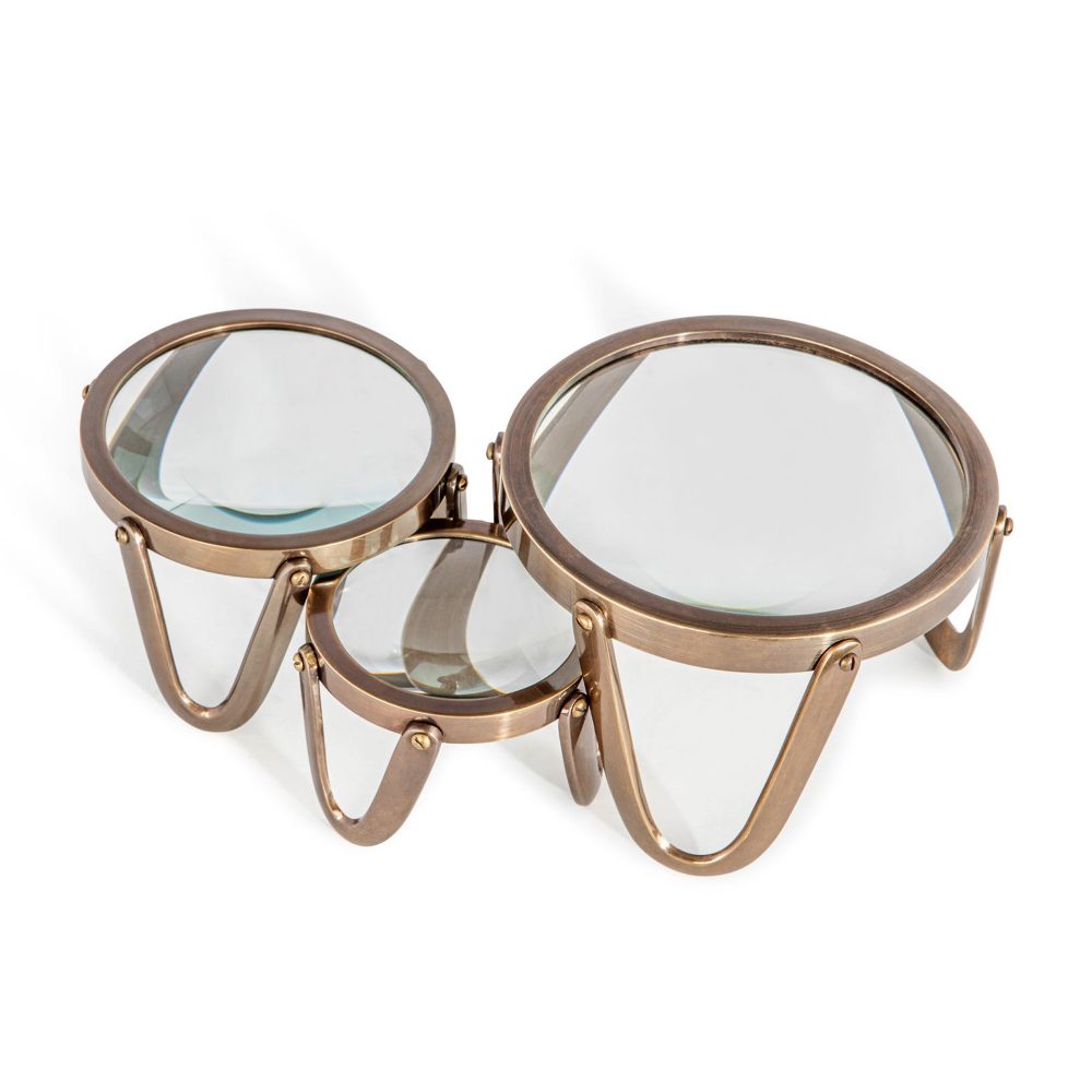 Authentic Models Desk Magnifier 5″ Brass