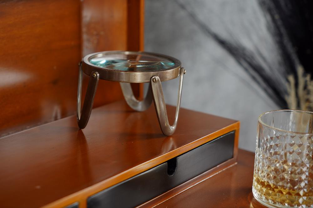 Authentic Models Desk Magnifier 5″ Brass